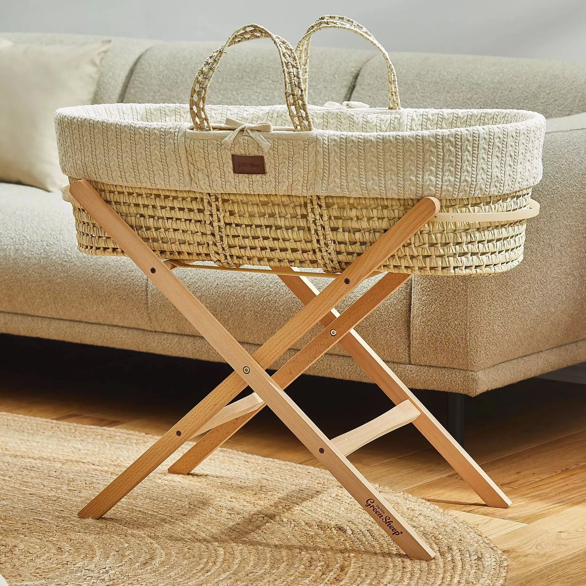 wicker moses basket  