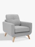 John Lewis Barbican Armchair, Light Leg, Aquaclean Connie Grey