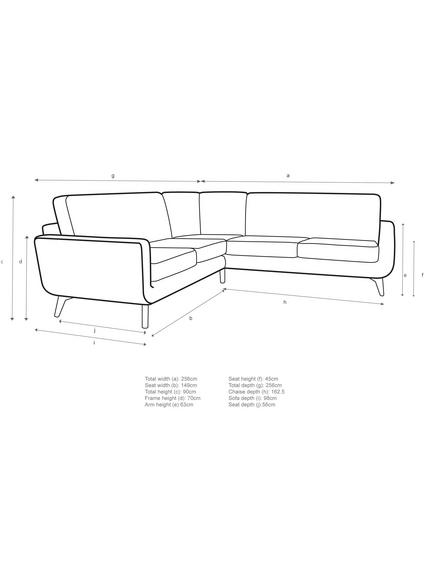 John Lewis Barbican 5+ Seater Corner Sofa, Light Leg - view 2, Aquaclean Connie Grey
