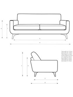 John Lewis Barbican Grand 4 Seater Sofa - view 2, 