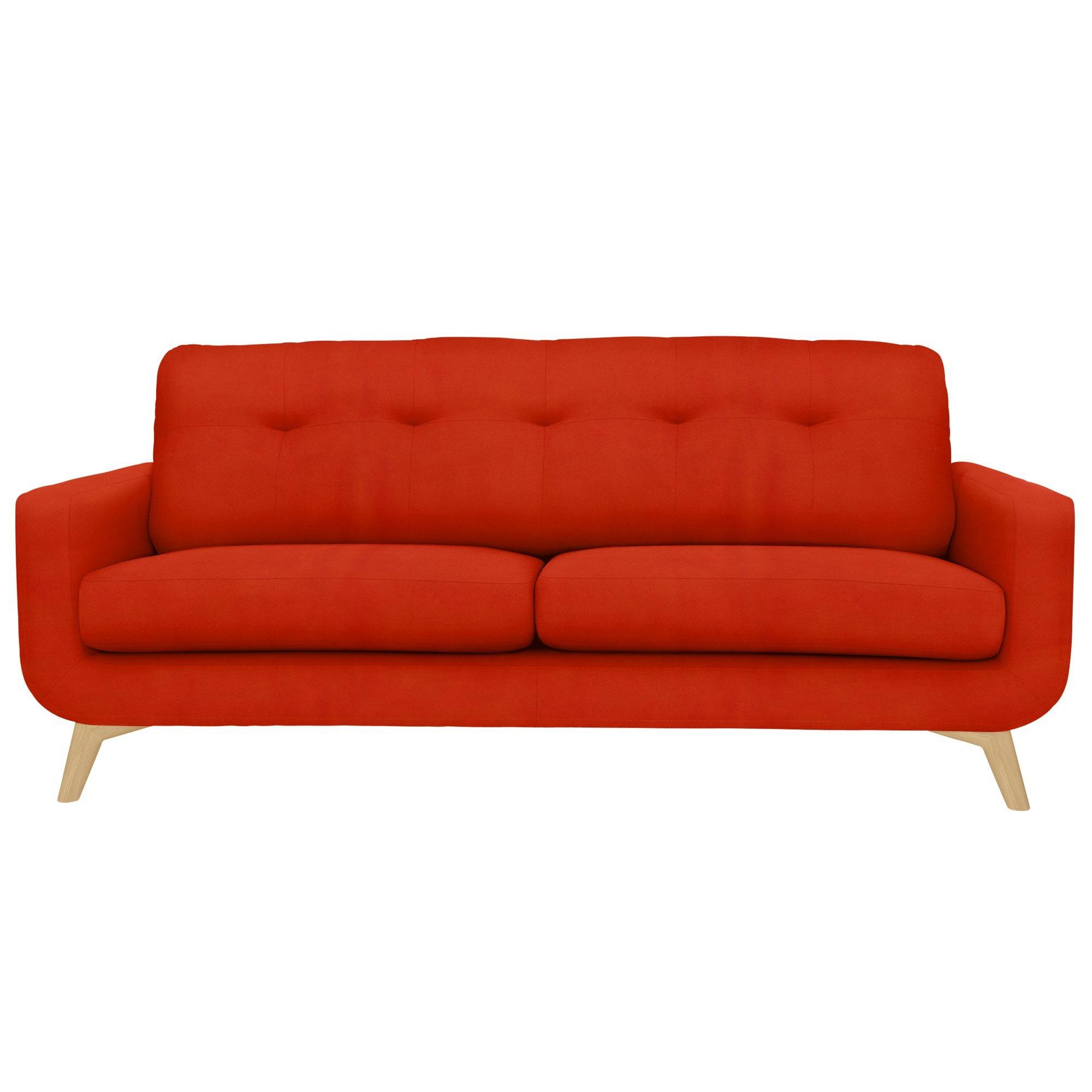 Barbican Range, John Lewis Easy Clean Plush Velvet Fabric, Paprika, Price Band B