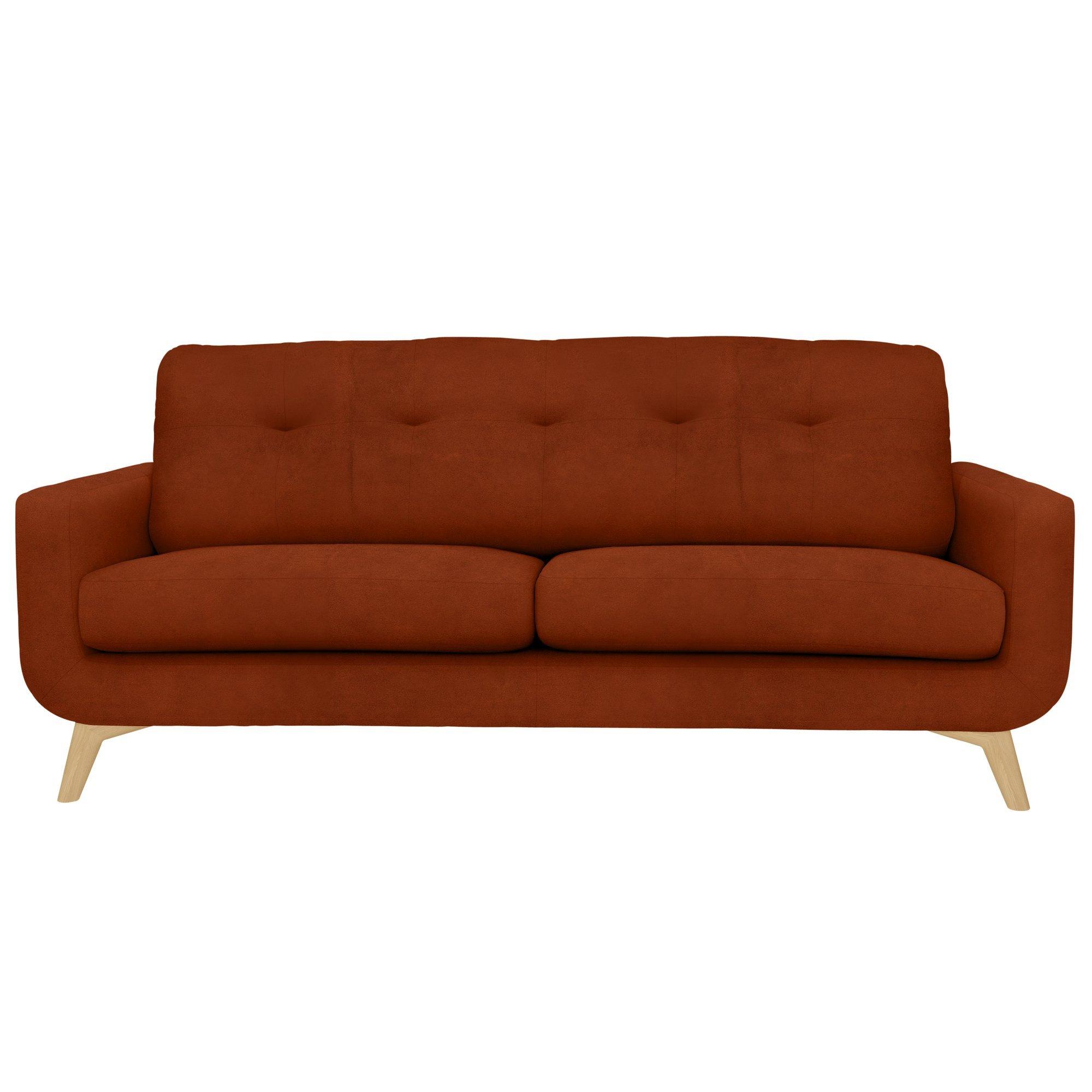 Barbican Range, John Lewis Easy Clean Plush Velvet Fabric, Auburn, Price Band B