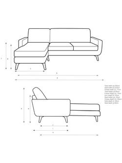 John Lewis Barbican 5+ Seater LHF Chaise End Sofa - view 2, 