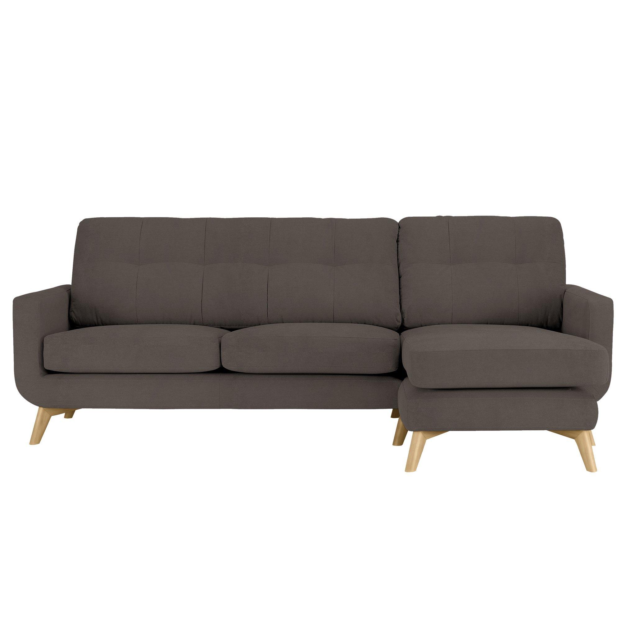 Barbican Range, John Lewis Easy Clean Plush Velvet Fabric, Charcoal, Price Band B