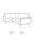 John Lewis Barbican 4 Seater LHF Corner End Sofa