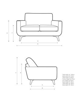 John Lewis Barbican Small 2 Seater Sofa - view 2, 