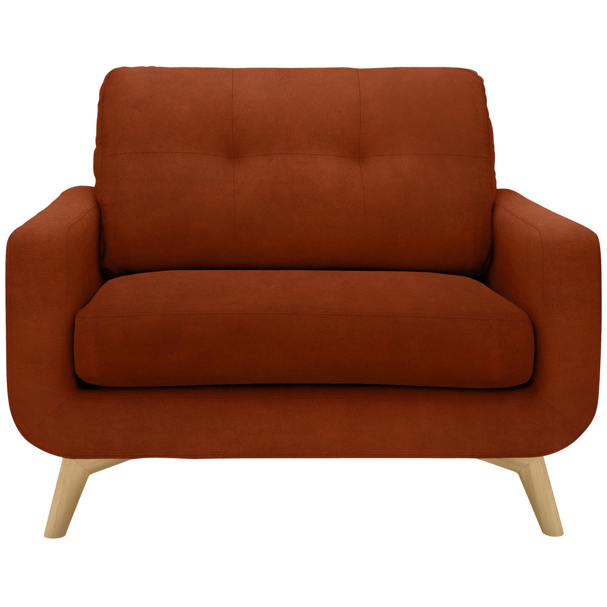 Barbican Range, John Lewis Easy Clean Plush Velvet Fabric, Auburn, Price Band B