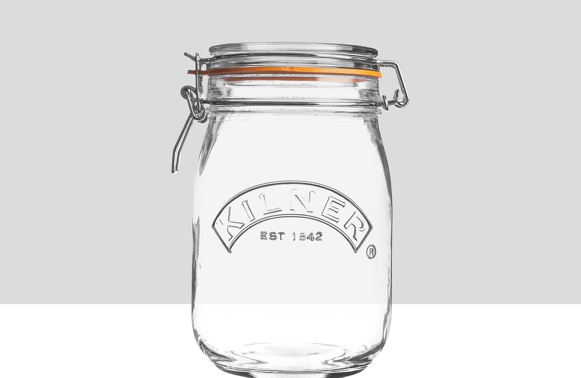 Kilner clip top jar, 1l 