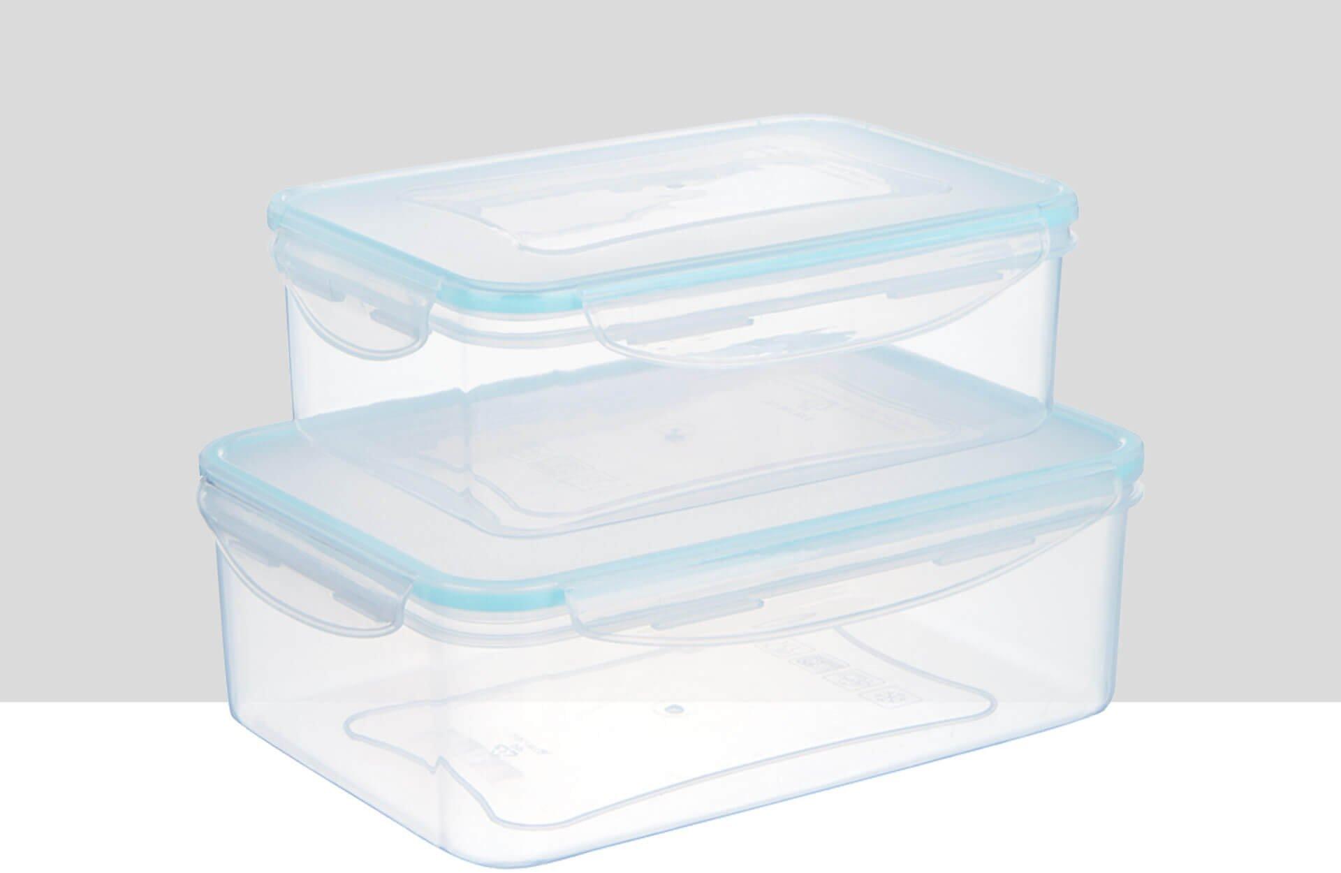 John Lewis rectangular storage containers, set of 2, 1.5l and 2.5l