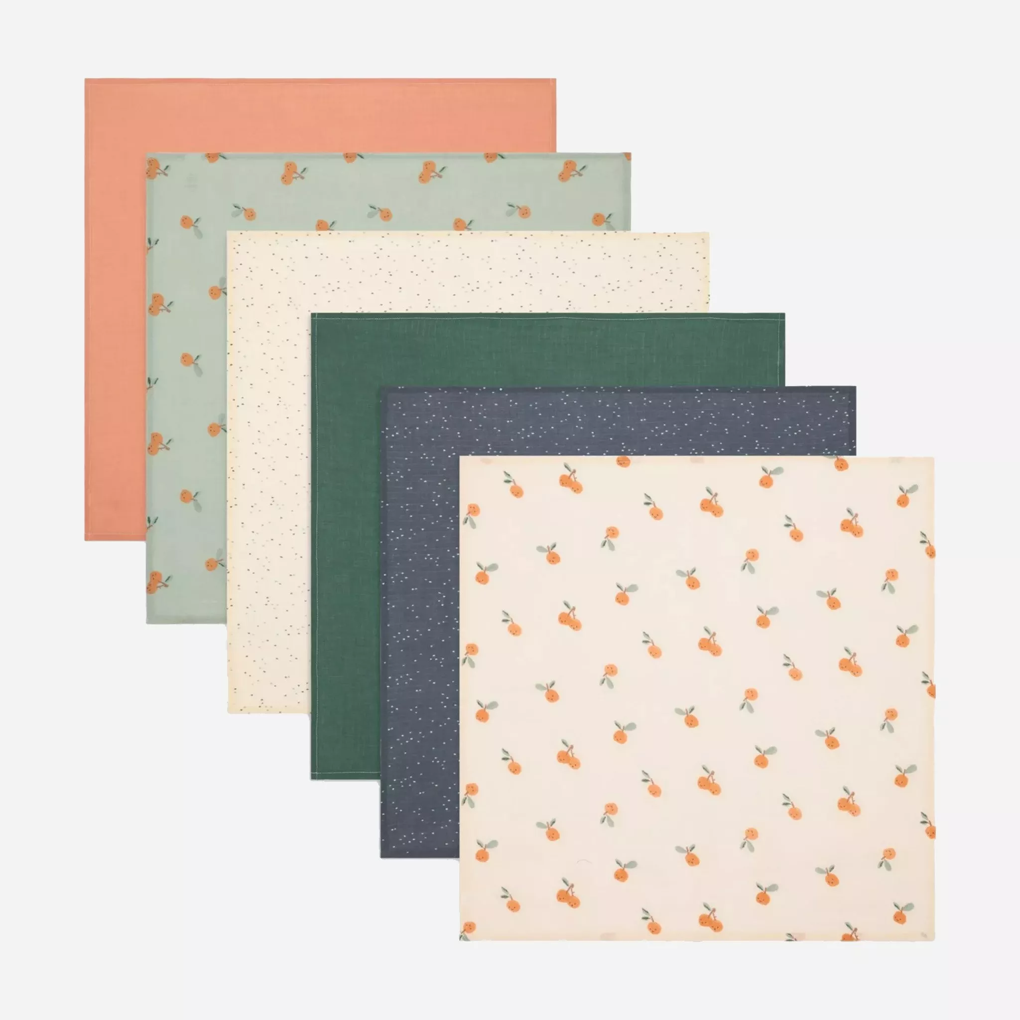 baby colourblock muslin cloth