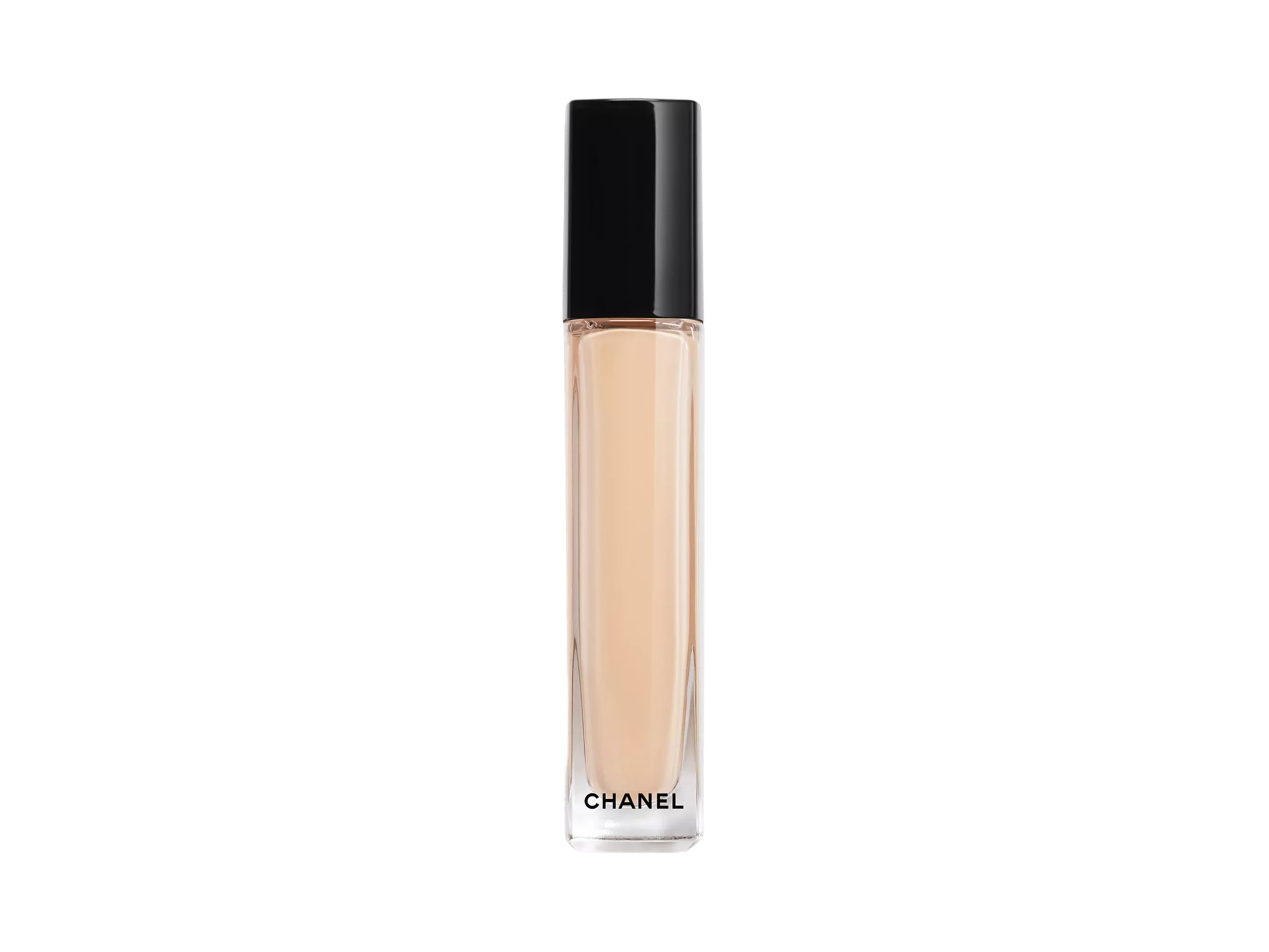 Chanel liquid foundation bottle with black cap,
