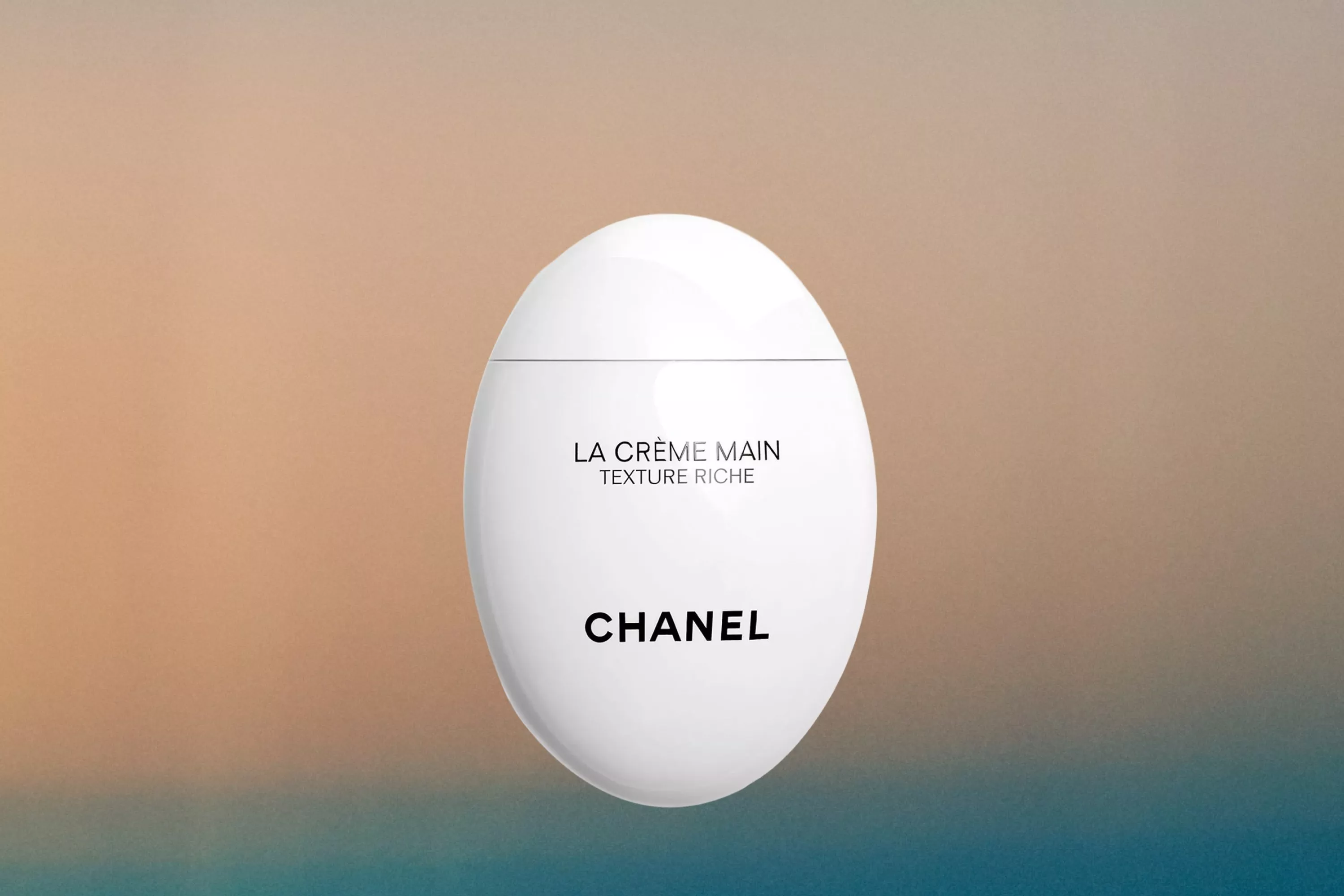 product shot of CHANEL La Crème Main Texture Riche Nourish-Protect-Illuminate Bottle