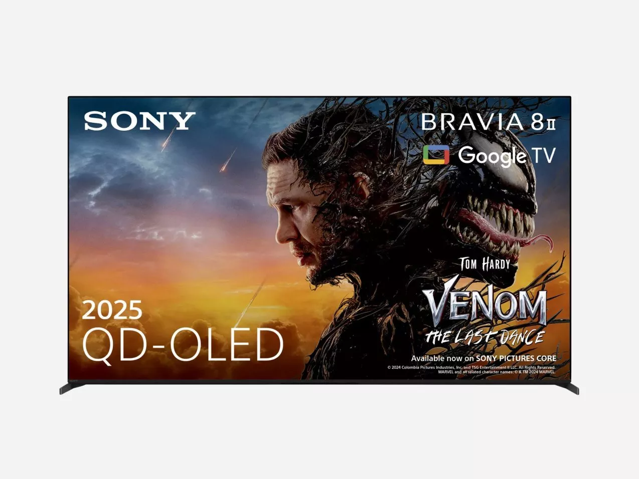 Sony Bravia 8 II K65XR8M25BP QD-OLED HDR 4K Ultra HD Smart Google TV, 65 inch 
