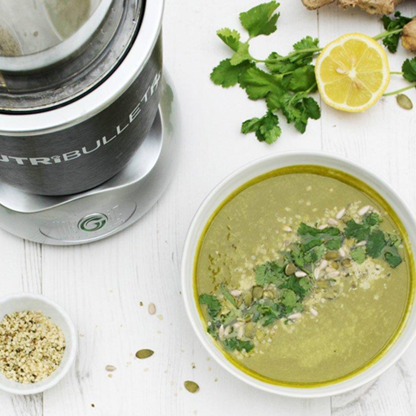 Pea, mint and tahini dip
