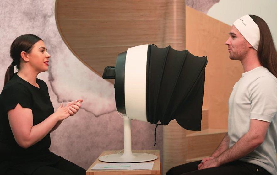John Lewis Beauty Guide and Partner Callum tries out the new SkinCeuticals Chemical Peel treatment offered at selected John Lewis' Cavendish Clinic locations