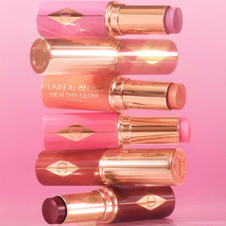 Charlotte Tilbury's Unreal Blush Healthy Glow Stick collection
