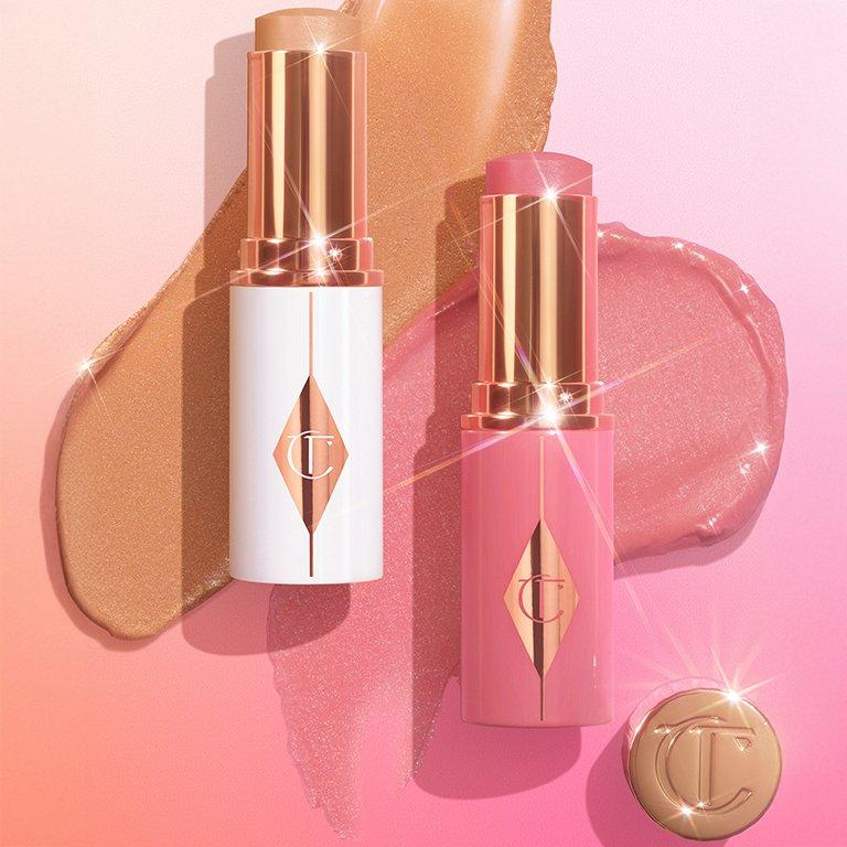 Charlotte Tilbury’s Unreal Blush Healthy Glow Stick line