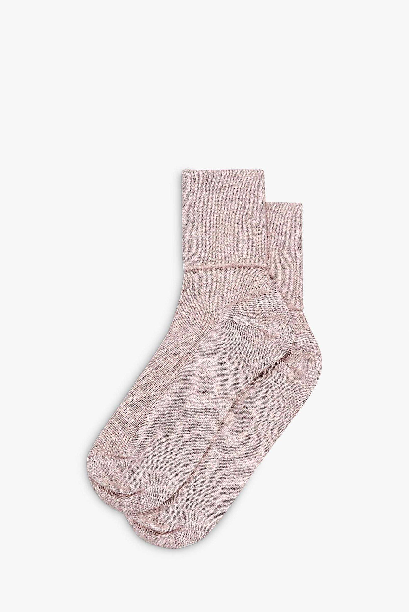 Brora Cashmere Blend Socks in Ash, £45