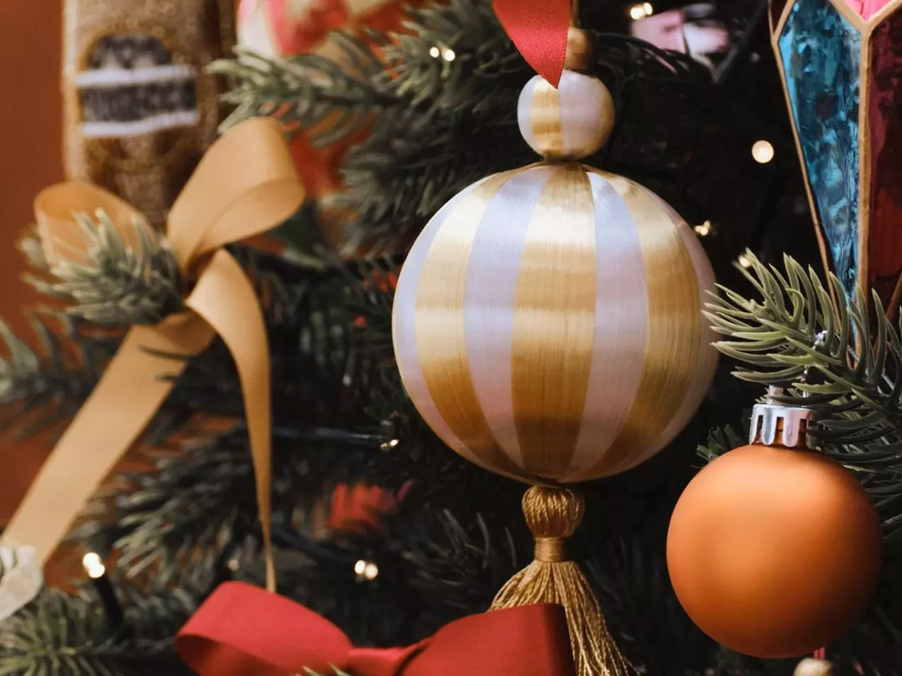 Christmas tree with baubles