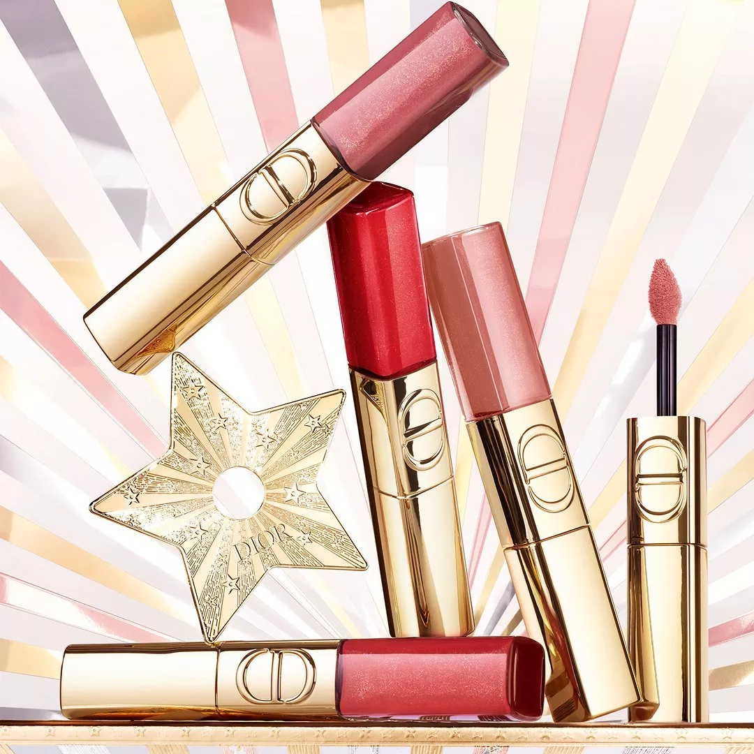 Selection of Rouge Dior sequin liquid duo