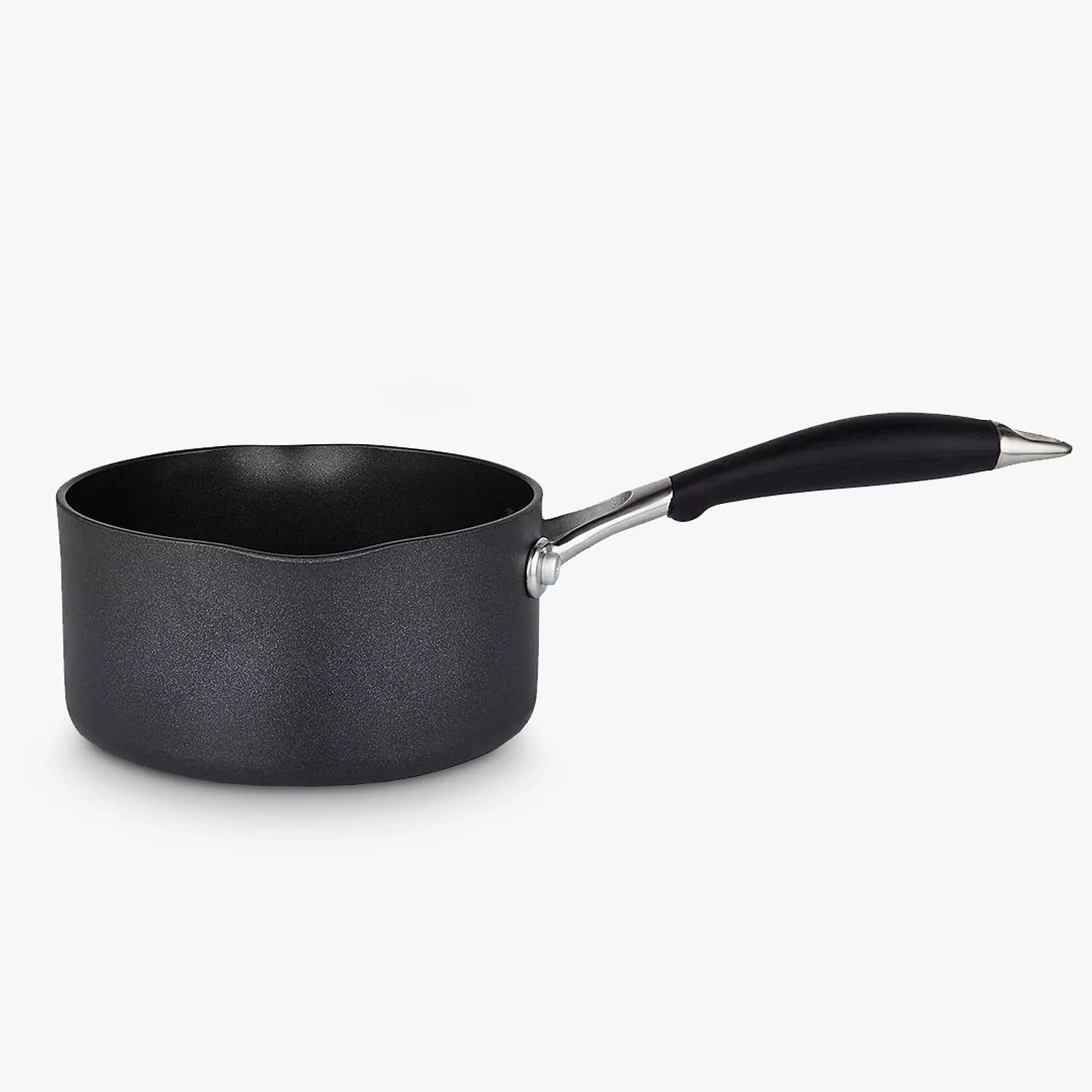 Milk pan on a white background