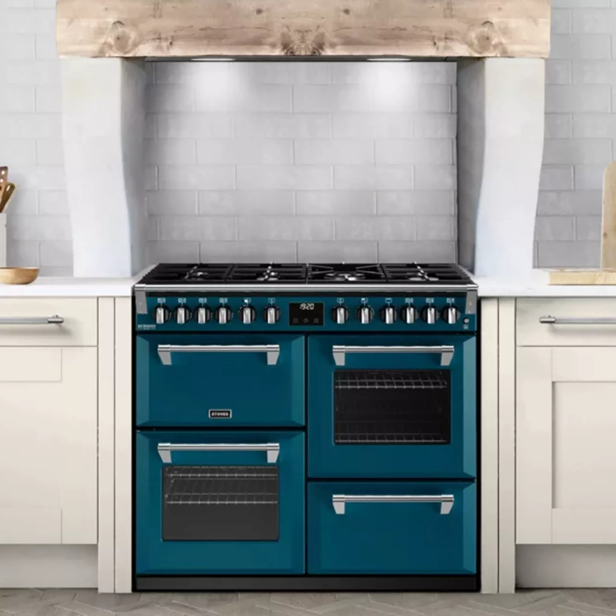 Blue range cooker