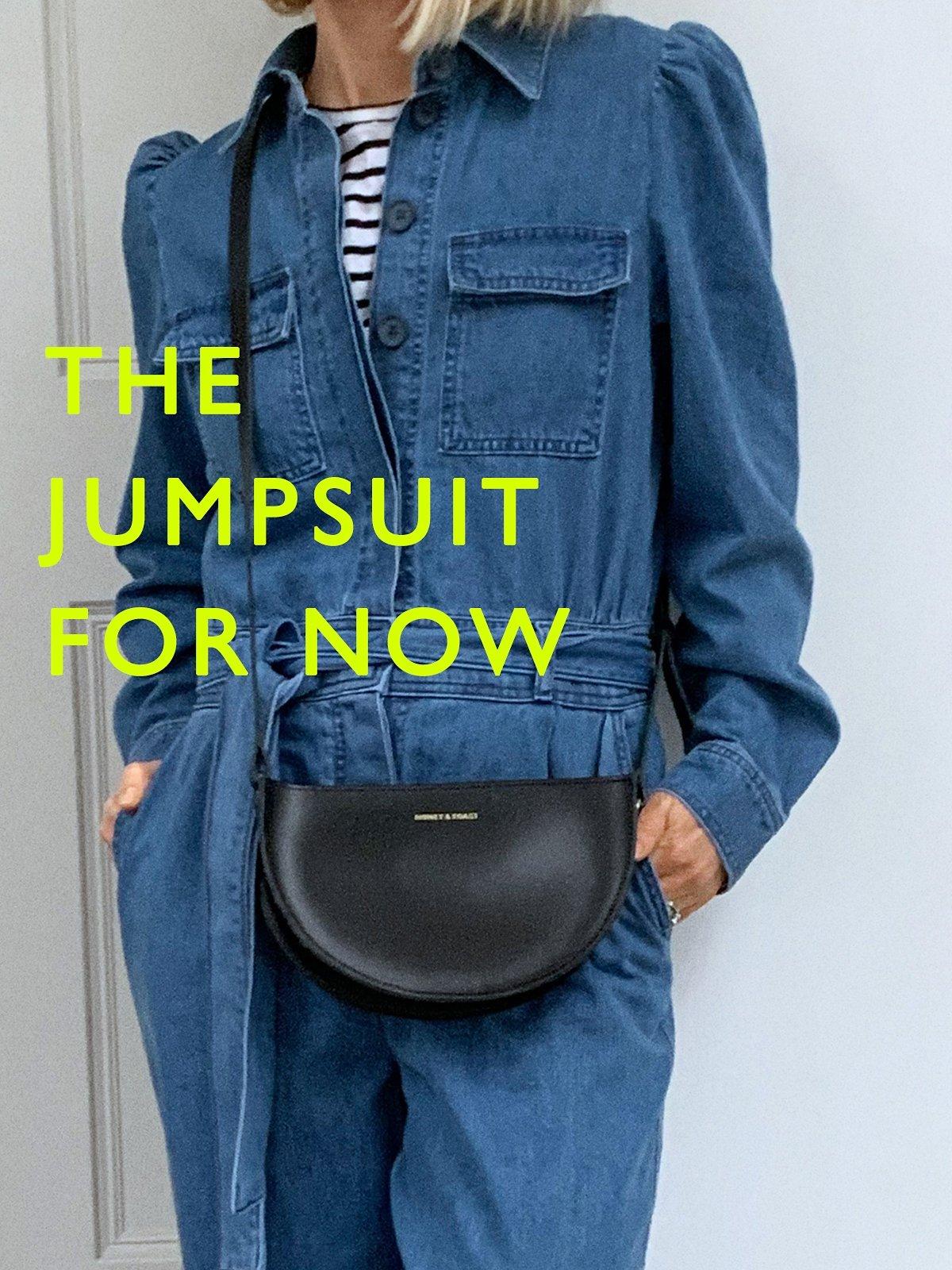  Ro&Zo Denim Jumpsuit, Blue