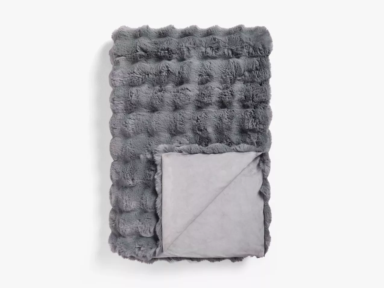 John Lewis Wave Fur Throw