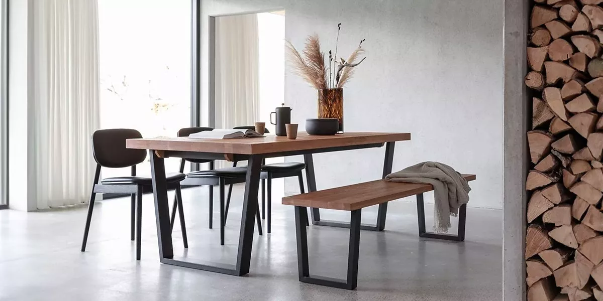 Dining table and chairs