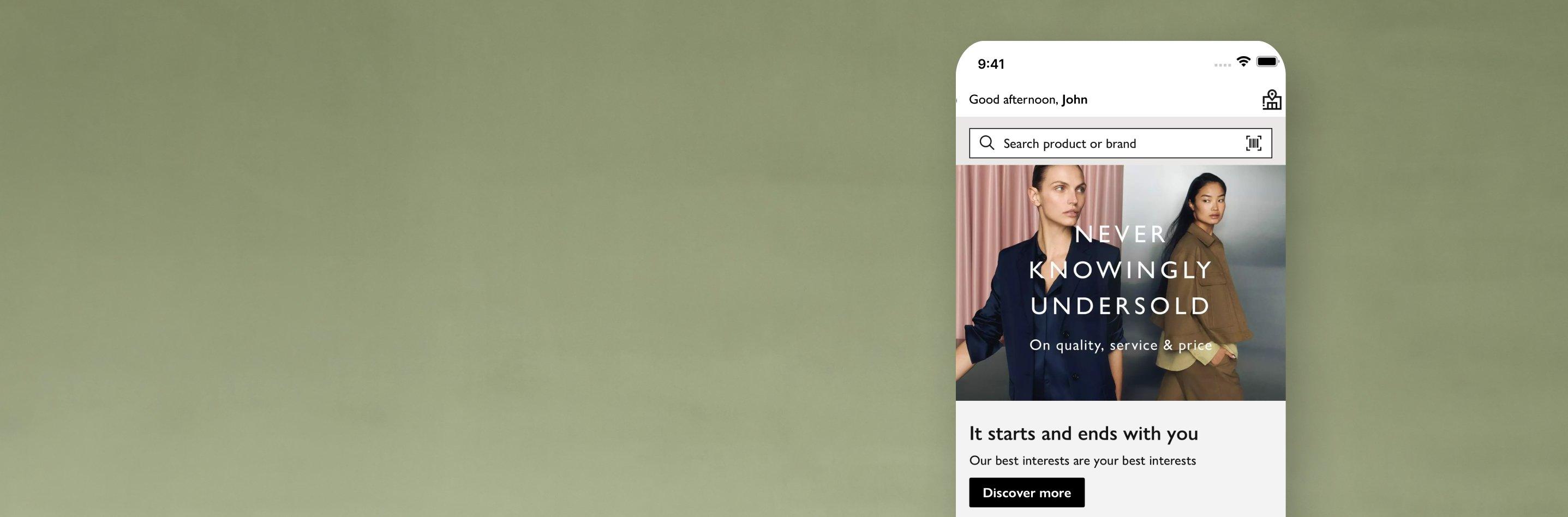 The John Lewis App