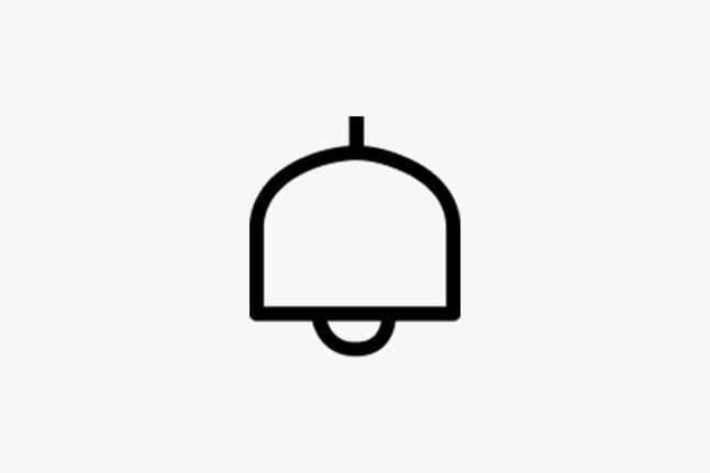 Turn on notifications icon