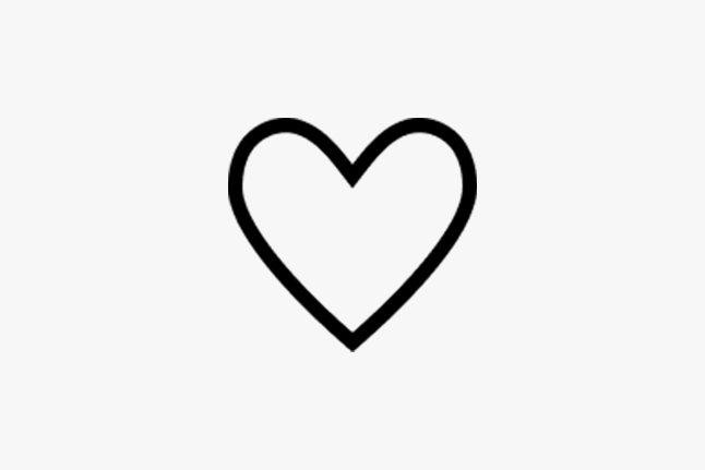 Start a wishlist heart icon