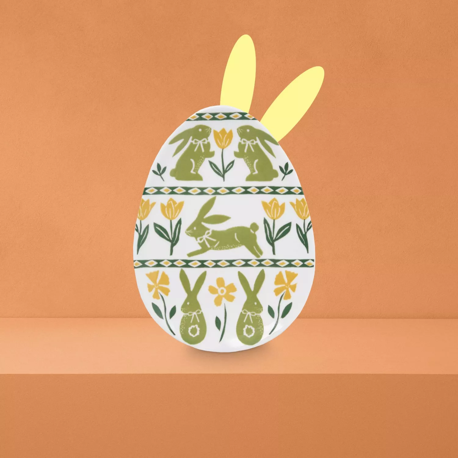 easter tablewear with bunny ears