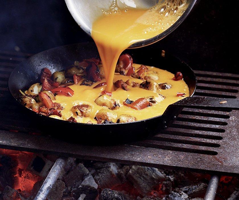 Barbecue frittata 