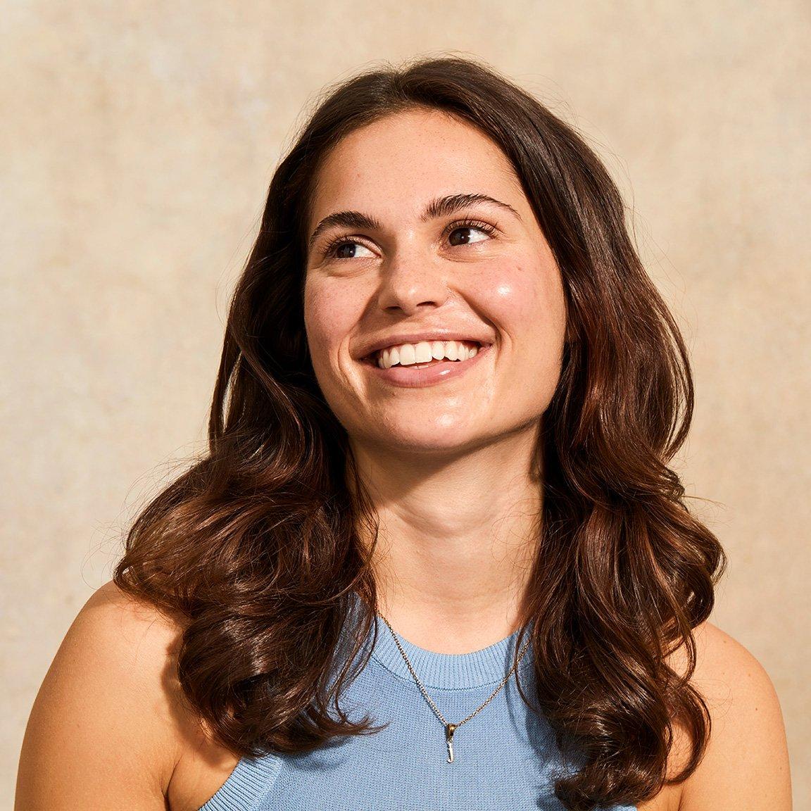 Woman smiling