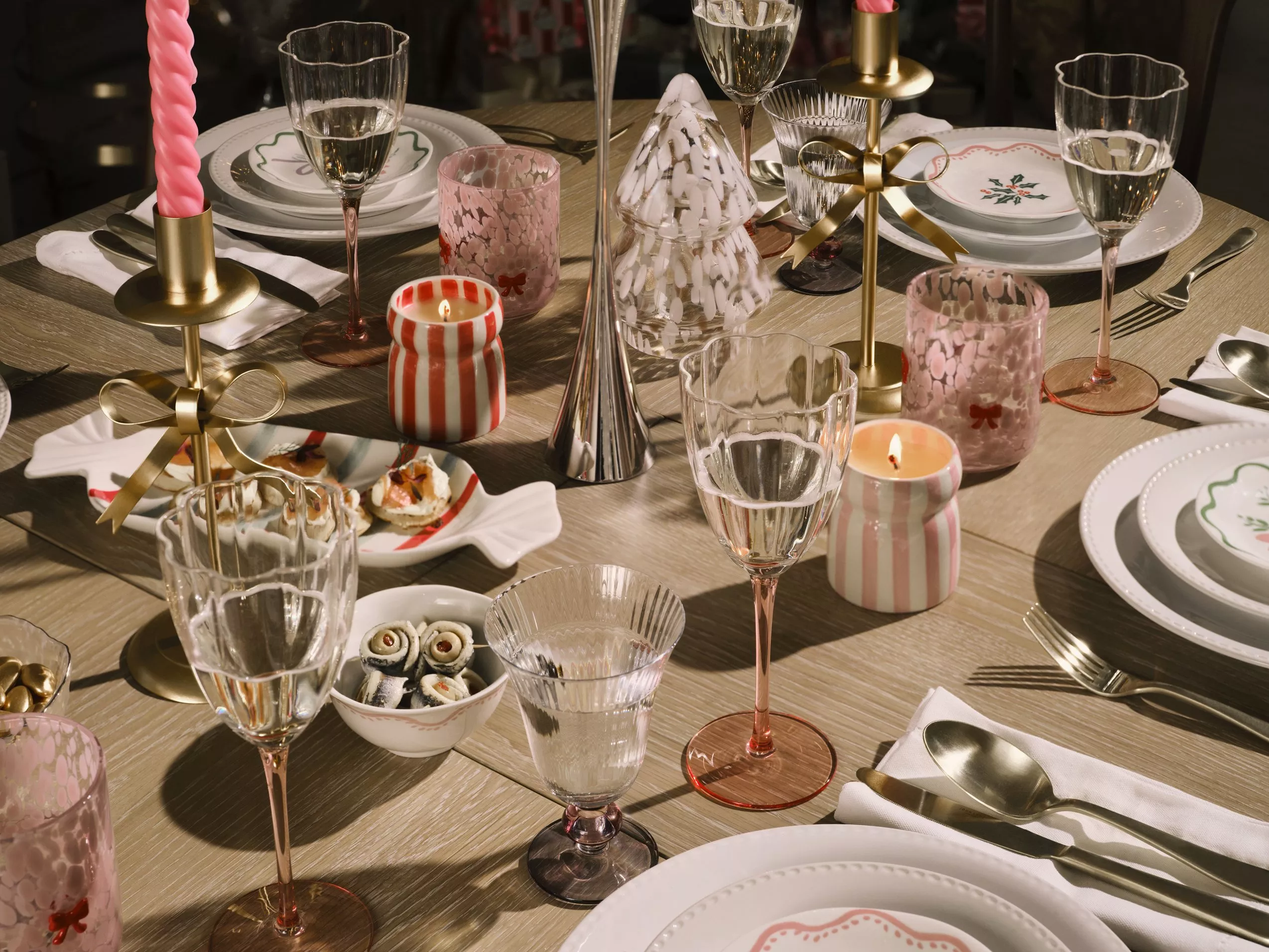Christmas tableware