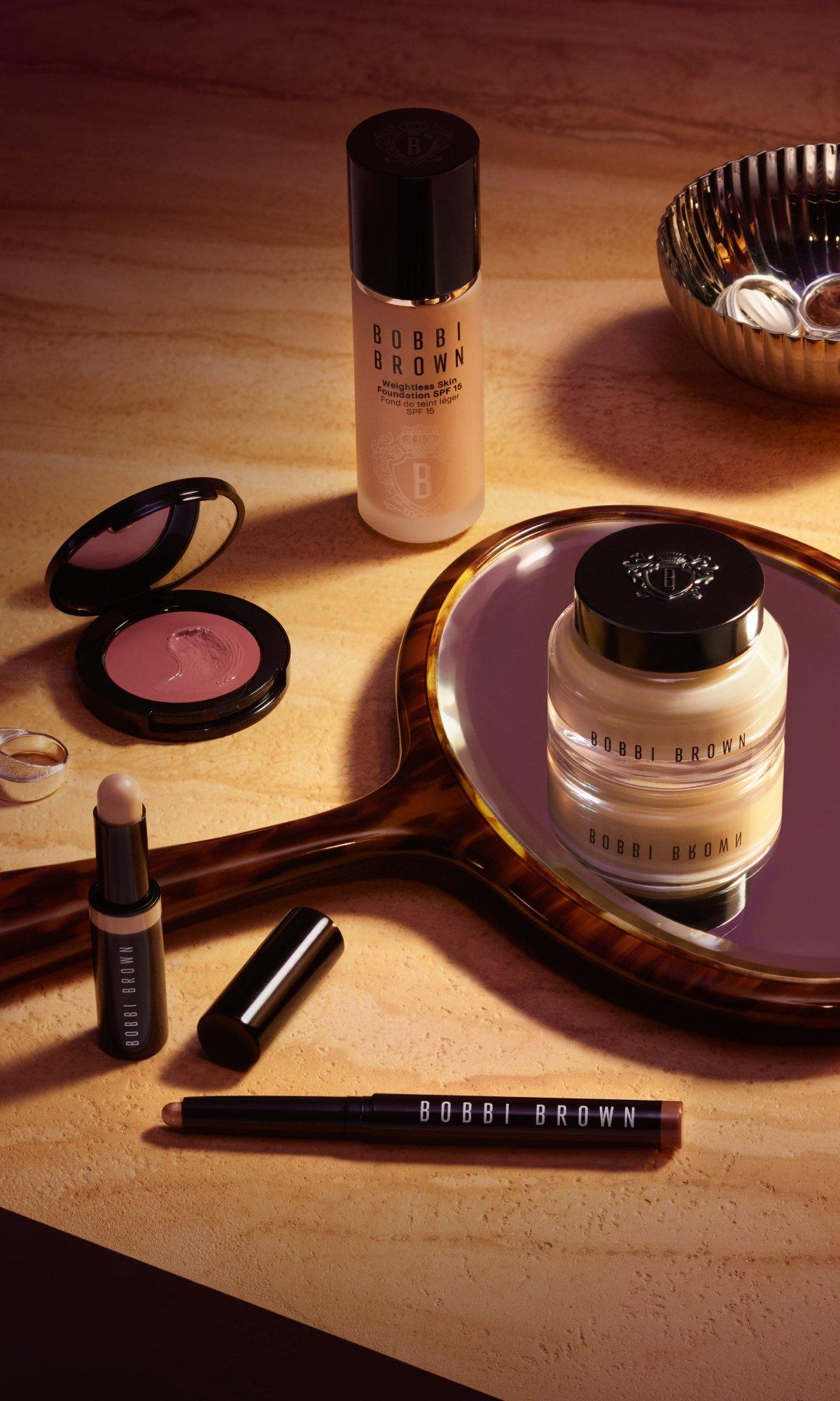 Bobbi brown products on a table