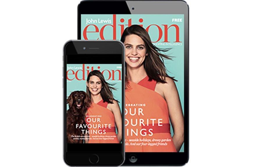 iPad showing Edition Magazine