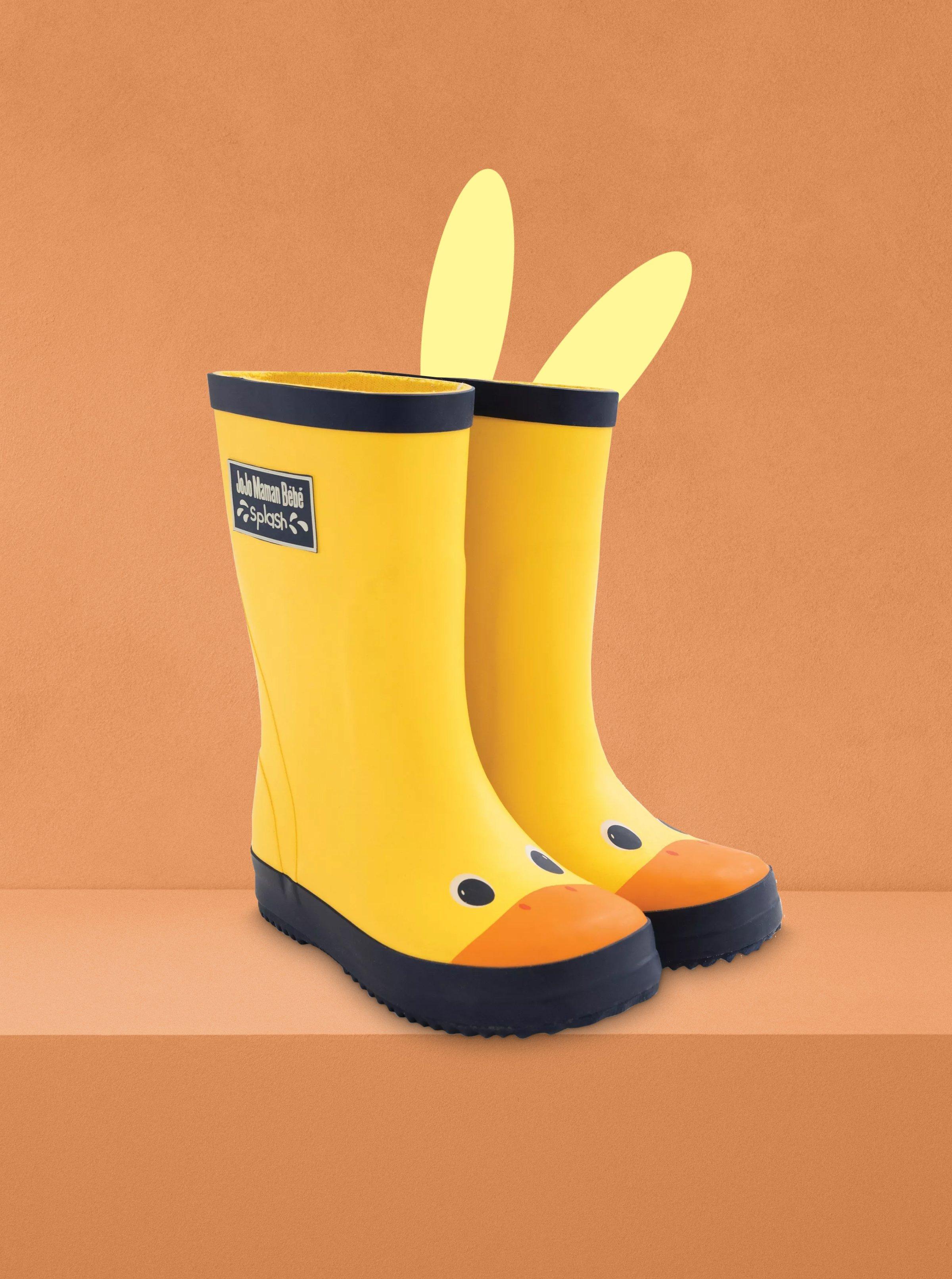 Yellow wellies for kids
