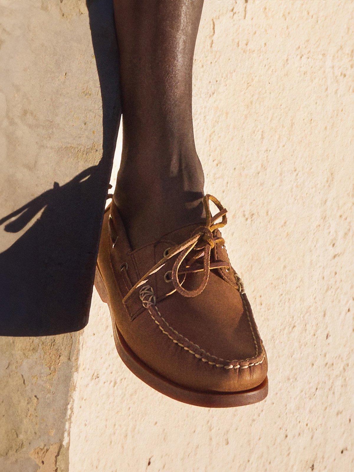 Ralph Lauren Merton Deep Saddle Boat Shoes, Tan, £119.00