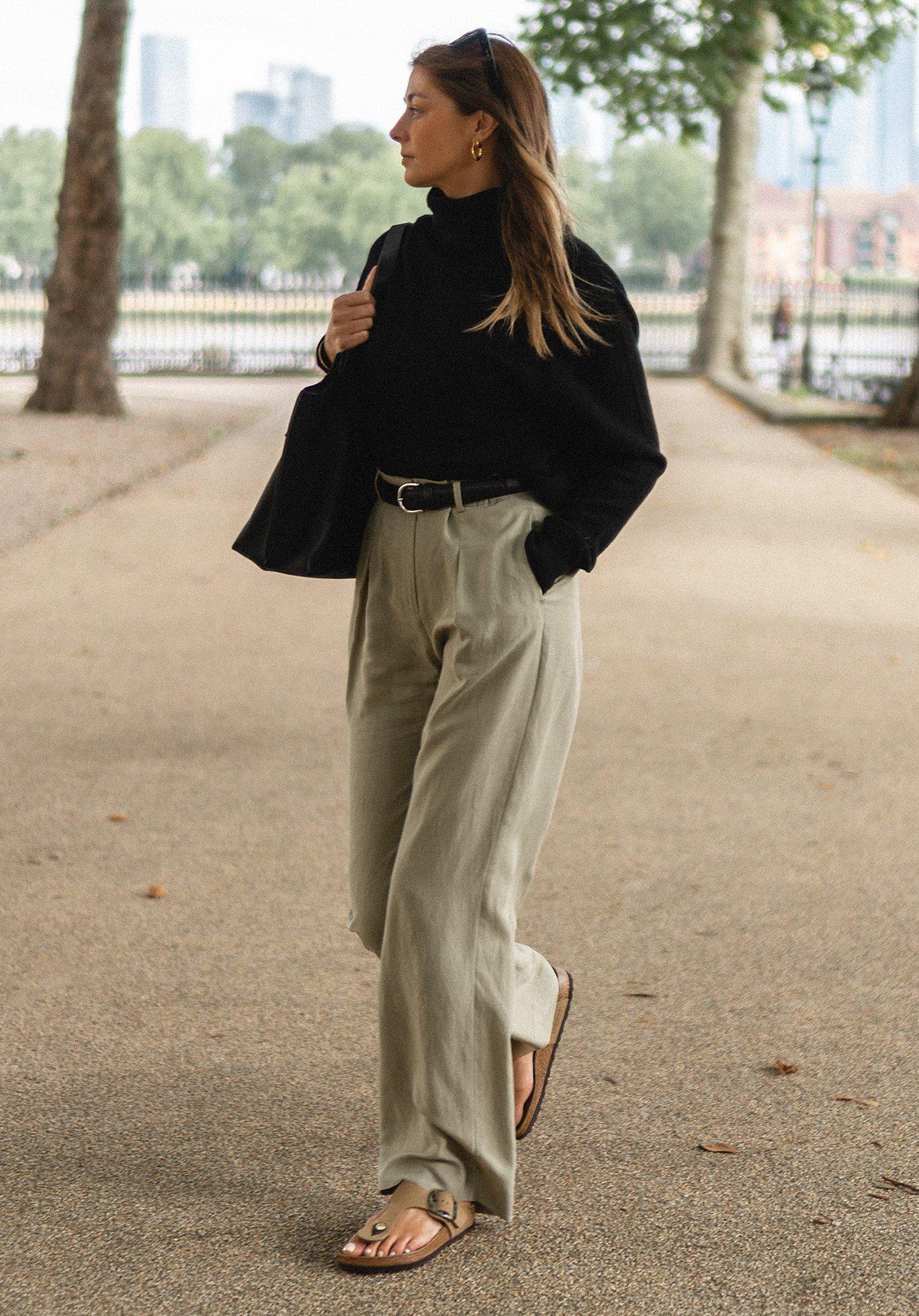 The high waisted trousers