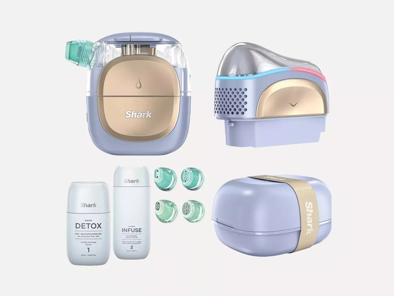 Products from Shark FacialPro Glow Glow-Boosting At-Home Facial System