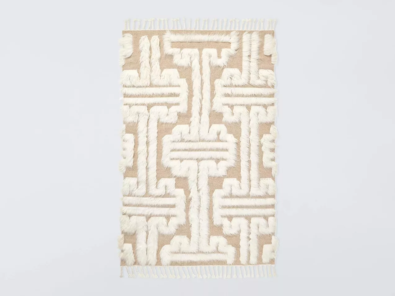 John Lewis Jazz Hand Knotted Pure Wool Shaggy Rug