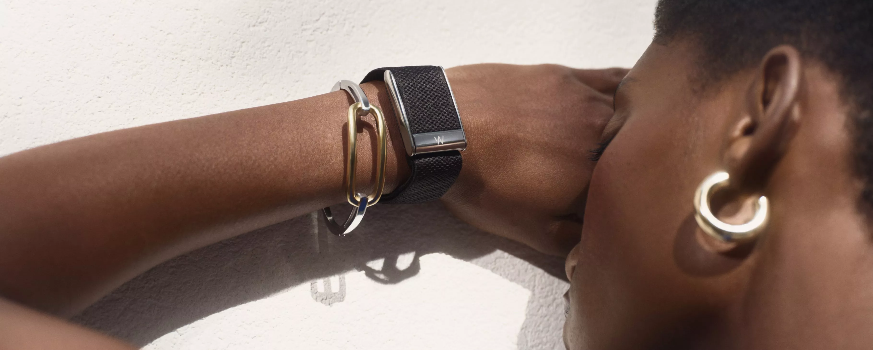 Woman wearing a WHOOP Peak 5.0 Health & Fitness Wearable 