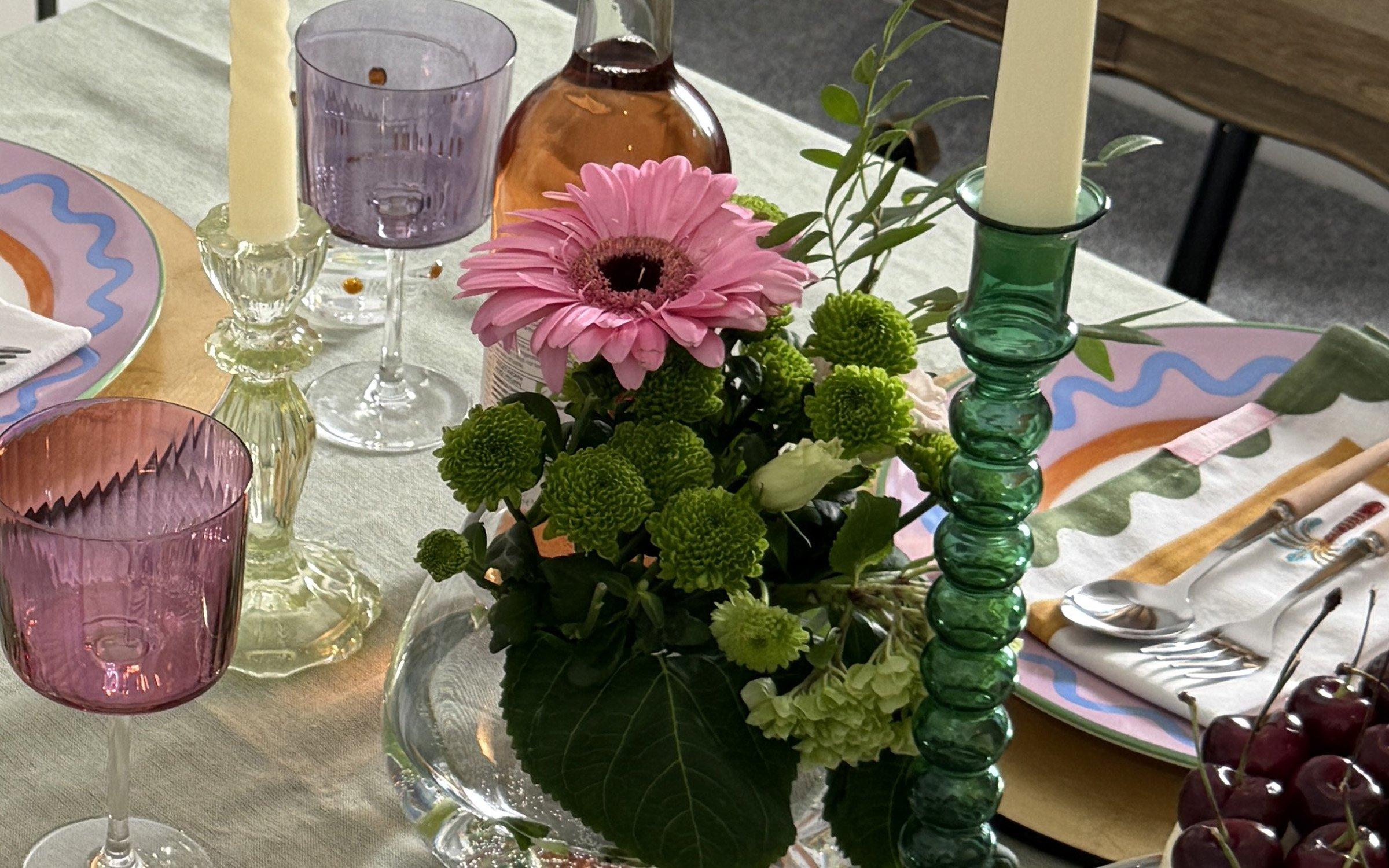Table set up for EID