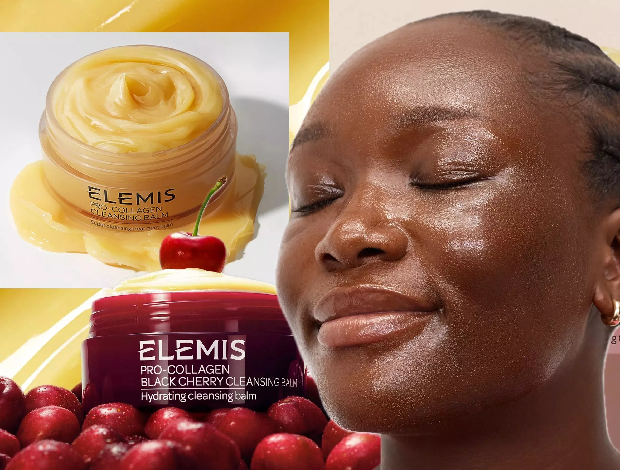 Elemis Cleansing Balm collage