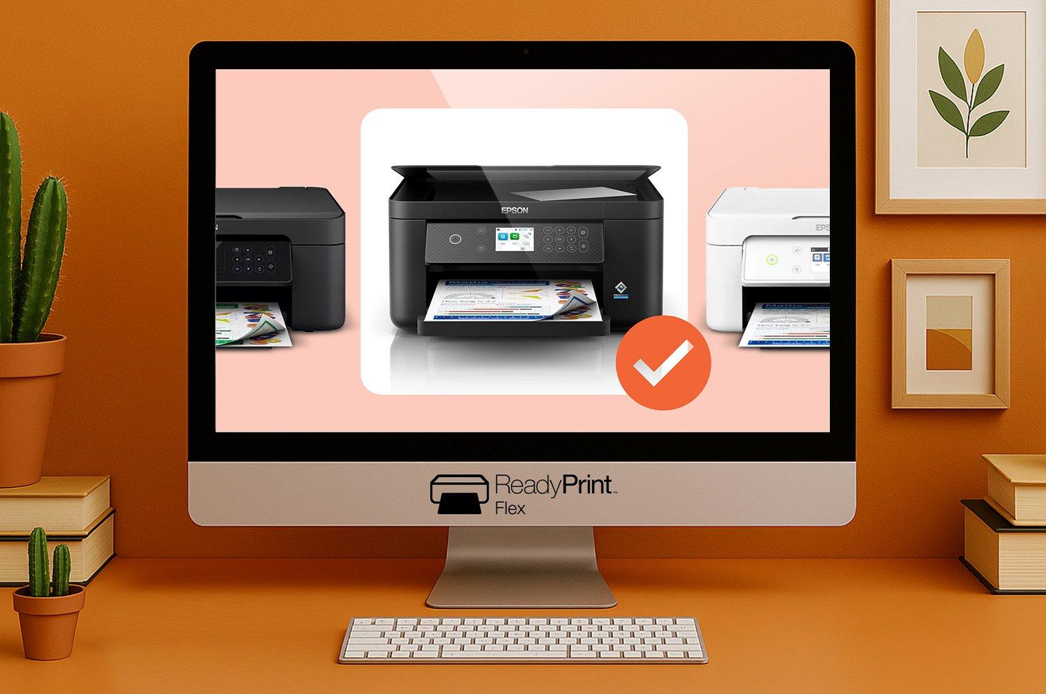Computer screen displaying Epson printer