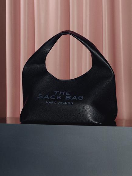 Marc Jacobs Leather The Sack Bag, Black