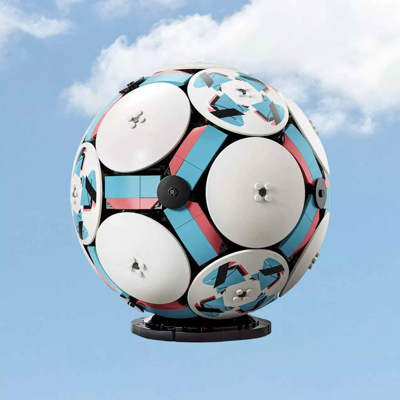 lego world cup football 3D display model