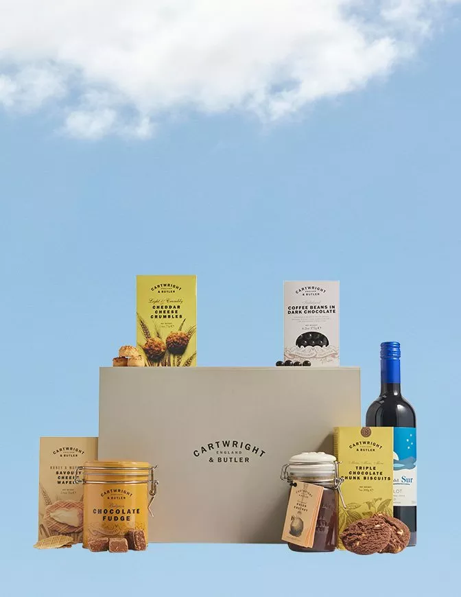 brown hampers box for dads